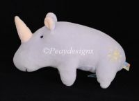 Carters John Lennon Imagine Baby RHINO Rattle Lovey Toy